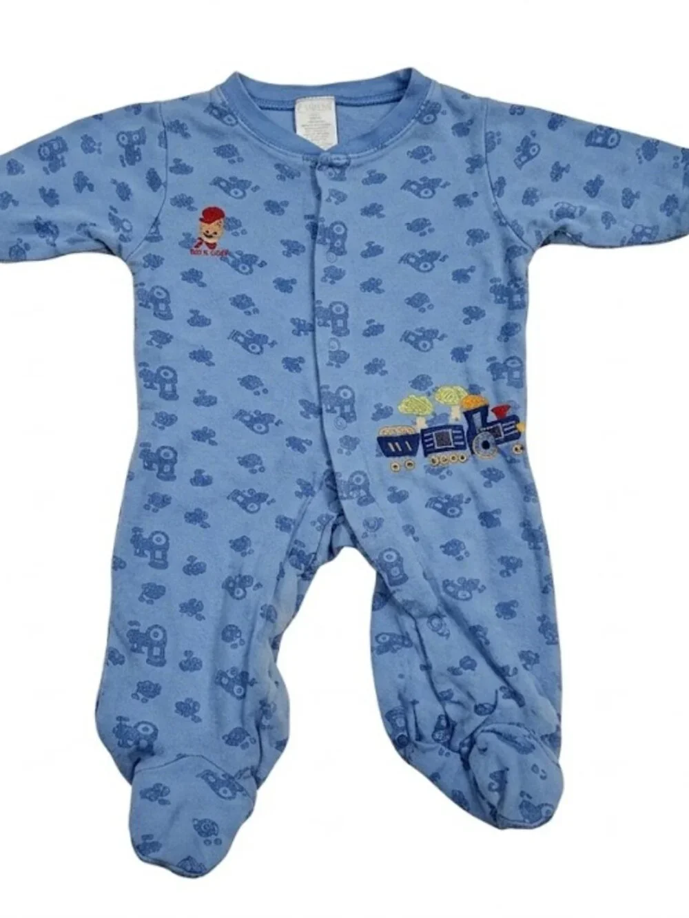 Carter's Train Conductor Footie Pajamas